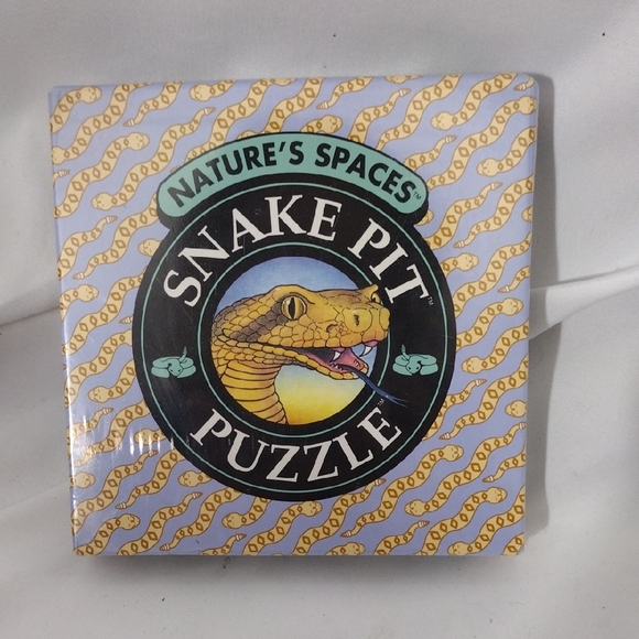 NIB Nature's Spaces Snake Pit Puzzle - Yellow and Black By Binary Arts Challenge - Picture 1 of 6